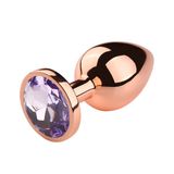 Plug phích cắm hậu môn Inox Vàng Hồng