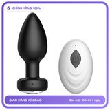 Plug phích cắm hậu môn điều khiển từ xa rung sạc USB GOK QM-7