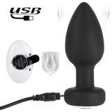 Plug phích cắm hậu môn điều khiển từ xa rung sạc USB GOK QM-7