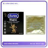 Bao cao su size nhỏ DKSH Durex Kingtex Hộp 3 cái
