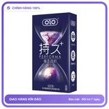 Bao cao su kéo dài quan hệ OLO Performa Tím Shock++ Hộp 10 cái