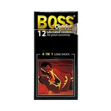 Bao cao su kéo dài quan hệ Boss 4in1 Hộp 12 cái