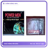 Bao cao su kéo dài quan hệ Cá Ngựa Powermen 4in1 Hộp 3 cái