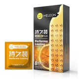 Bao cao su kéo dài quan hệ Meleon Performa Lasting Plus - 8 Times Hộp 12 cái