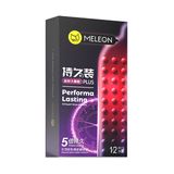 Bao cao su kéo dài quan hệ Meleon Performa Lasting Plus - 5 Times Hộp 12 cái