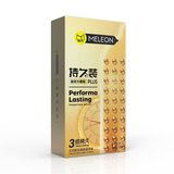 Bao cao su kéo dài quan hệ Meleon Performa Lasting Plus - 3 Times Hộp 12 cái