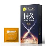Bao cao su kéo dài quan hệ Meleon Performa - 9 Times Floating Point Hộp 12 cái