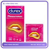 Bao cao su gân nhám DKSH Durex Pleasuremax Hộp 12 cái