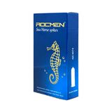 Bao cao su gân nhám Xanh Rocmen Hộp 10 cái