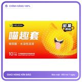 Bao cao su gân nhám Meleon Meow Fun Set Hộp 10 cái