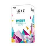 Bao cao su gân nhám Nox Myterious - Surprise Trắng Hộp 10 cái