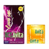 Bao cao su khách sạn nhà nghỉ Avita 1 hộp Hộp 10 cái