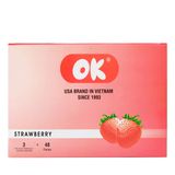 Bao cao su khách sạn nhà nghỉ Dâu OK 48h Hộp 144 cái
