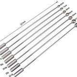 BDSM Thông niệu đạo Inox Đầu Tròn - 6mm