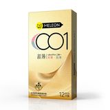 Bao cao su siêu mỏng Meleon 001 Ultra Thin Hộp 12 cái