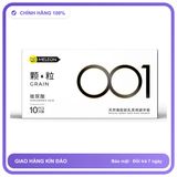 Bao cao su siêu mỏng HA 001 Meleon Grain Hộp 10 cái