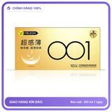 Bao cao su siêu mỏng HA 001 Meleon - Super Thin Vàng Hộp 10 cái