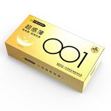 Bao cao su siêu mỏng HA 001 Meleon - Super Thin Vàng Hộp 10 cái