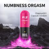 Bao cao su siêu mỏng DryWell PU 001 Numbness Orgasm C-42 Đen Hộp 3 cái