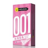 Bao cao su siêu mỏng Meleon Ultra Thin 001 - Smooth Gentle Hồng Hộp 10 cái