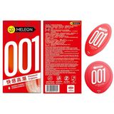 Bao cao su siêu mỏng Meleon Ultra Thin 001 - Pleasure Orgasm Đỏ Hộp 10 cái