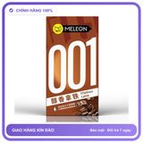 Bao cao su siêu mỏng Meleon Ultra Thin 001 - Mellow Latte Nâu Hộp 10 cái