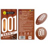 Bao cao su siêu mỏng Meleon Ultra Thin 001 - Mellow Latte Nâu Hộp 10 cái