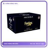 Bao cao su siêu mỏng Feelex Invisible Hộp 10 cái