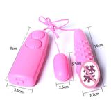 Trứng rung 2 Đầu Gai dùng pin