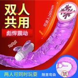 Dương vật giả 2 Đầu rung dùng pin Aichao
