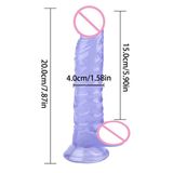 Dương vật giả có đế hít 1 Màu Trứng Jiuai
