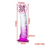 Dương vật giả có đế hít 2 Màu Jiuai
