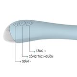 Dương vật giả rung sạc USB GOK Silver Fox