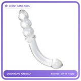 Dương vật giả Thủy Tinh 3 Cm A 3 Bi Cong