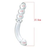 Dương vật giả Thủy Tinh 3 Cm A 3 Bi Cong