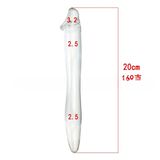 Dương vật giả Thủy Tinh Penis C Đầu Trơn