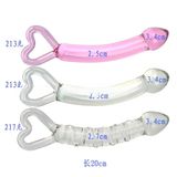 Dương vật giả Thủy Tinh Shape Trái Tim