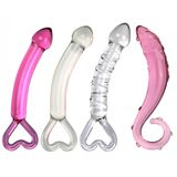 Dương vật giả Thủy Tinh Shape Trái Tim