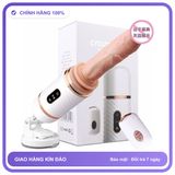 Dương vật giả có đế hít điều khiển từ xa phát nhiệt sạc USB Dibe Cyclone Fire
