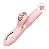 Dương vật giả rung nhấp chuyển động đẩy tới và lui phát nhiệt liếm sạc USB Evo Mars