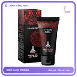 Gel bôi trơn TITAN GEL Gel bôi trơn tăng kích thước dương vật, giúp dương vật to hơn, dài hơn, kéo dài thời gian quan hệ, che tên