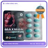 Viên uống hỗ trợ sinh lý nam MAXMAN Thuốc tăng cường sinh lý cho nam giới, uống 1 viên chơi cả tiếng, che tên sp
