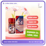 Chai hít tăng khoái cảm Popper C4 40ml Popper mỹ 40ml,tác dụng kích thích hưng phấn cực mạnh,phê lâu kéo dài, phê tới não