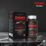 RHINO ĐẾ VƯƠNG - Viên Uống Hỗ Trợ Sinh Lý Nam Giới, Bổ Thận Tráng Dương, Tăng Testosterone 30 Viên