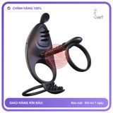 (Che Tên) Vòng Đeo Dương Vật 3 Khoen Rung Lưỡi Liếm — Điều Khiển Từ Xa - Hàng Mới Về