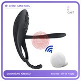 (Che Tên) Vòng Đeo Dương Vật Rung Lưỡi Liếm Sạc USB —7 Chế Độ, Chống Nước Bảo Mật Tuyệt Đối
