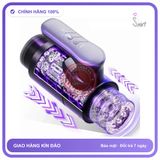 (Che Tên) Máy Sục Tự Động Cho Nam Sylvia — Tay Cầm Chữ L Trợ Lực, 9 Chế Độ Dập Nhấp Chuẩn Auth