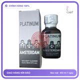 Chai hít tăng khoái cảm Popper PLATINUM 30ml Popper Amsterdam Platinum 30ml, Cực Mạnh, Phê Lâu, che tên sản phẩm bảo mật kín đáo