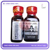 Chai hít tăng khoái cảm Popper PPP 30ml Popper Amsterdam Silver Label 30ml, phê tới não, che tên sản phẩm bảo mật kín đáo