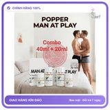 Chai hít tăng khoái cảm Popper MAN AT PLAY 60ml Popper Hộp cao cấp 60ml, hàng chính hãng